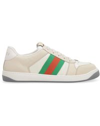 gucci screener leather sneaker