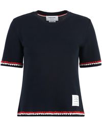 Thom Browne - Cotton Crew-neck T-shirt - Lyst