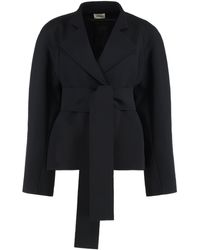 KHAITE - Edith Crêpe De Chine Jacket - Lyst