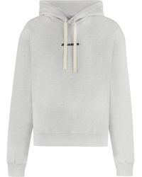 Jil Sander - Logo Hoodie - Lyst
