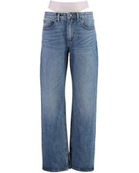 Alexander Wang - 5-Pocket Straight-Leg Jeans - Lyst