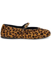 Prada - Ballerine leopardate - Lyst