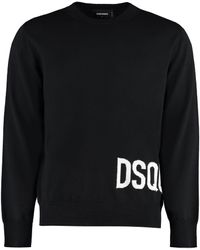 DSquared² - Dsq2 Virgin Wool Crew-neck Sweater - Lyst