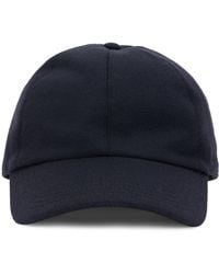 Slowear - Minimalist Wool Baseball Cap With Curved Visor - Lyst