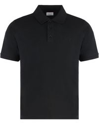 Saint Laurent - Polo Pique T-Shirt - Lyst