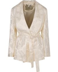 Fendi - Silk Blazer - Lyst