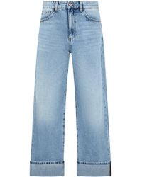 ICON DENIM - Jeans With Straight Cut And Cuff - Lyst