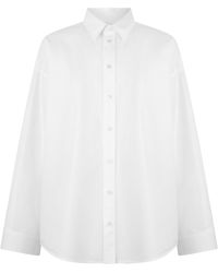 Balenciaga - Flared Cotton Shirt - Lyst