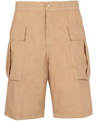 Aspesi - Cotton Bermuda Shorts - Lyst