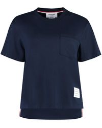 Thom Browne - Logo Cotton T-shirt - Lyst