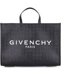 Givenchy Tote bag G in tela con logo all-over - Nero