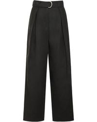 Max Mara - Jane Linen Wide Leg Trousers - Lyst
