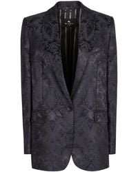 Etro - Single-breasted One Button Jacket - Lyst