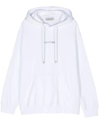 Lanvin - Paris Loose Fit Logo Hoodie - Lyst