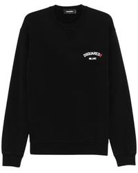 DSquared² - Small Milano Logo Sweatshirt - Lyst
