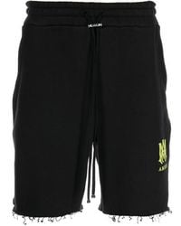 Amiri - Lime Ma Logo Printed Shorts - Lyst