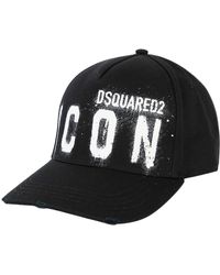 DSquared² - Bcm0533 05c00001 M063 Black Cap - Lyst