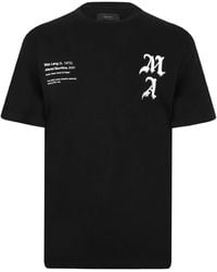 Amiri - Wes Lang Checker Skull T-Shirt - Lyst