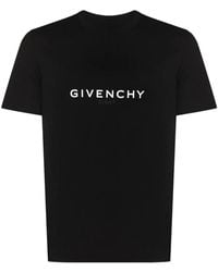 Givenchy - Reverse Paris Logo Print Slim Fit T-Shirt - Lyst