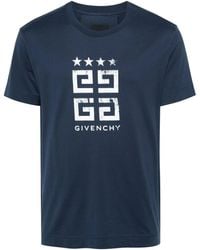 Givenchy - 4G Stars Cotton T-Shirt - Lyst