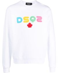 DSquared² - Dsq2 Applique Logo Sweatshirt - Lyst