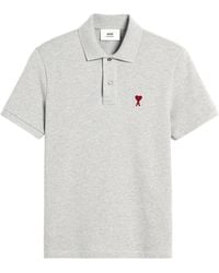 Ami Paris - Ami De Coeur Polo Shirt - Lyst
