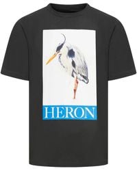 Heron Preston - Bird Painted Print T-Shirt - Lyst