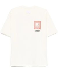 Rhude - Chevron Repeat Logo T-Shirt - Lyst