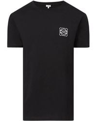 Loewe - Anagram Embroidered Logo T Shirt - Lyst