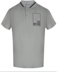 Love Moschino - Box Logo Polo Shirt - Lyst