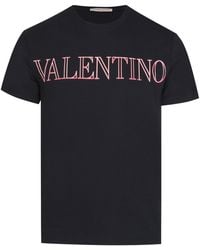 Valentino - Neon Universe Outlined Printed T-Shirt - Lyst