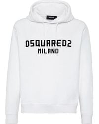 DSquared² - Cool Fit Milano Logo Hoodie - Lyst