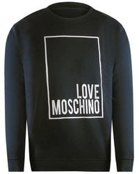 Love Moschino - Box Logo Sweatshirt - Lyst