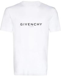 Givenchy - Reversible Logo-print Cotton-jersey T-shirt - Lyst