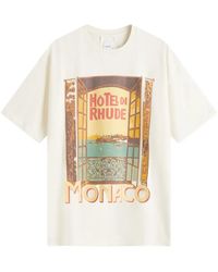 Rhude - Hotel Di Monaco T-Shirt - Lyst
