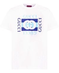 Gucci - Interlocking 'G' Logo T-Shirt - Lyst