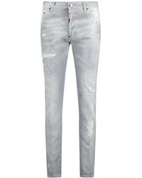 DSquared² - Cool Guy Paint Splash Ripped Slim Fit Jeans - Lyst