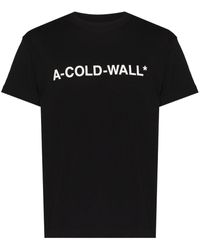 A_COLD_WALL* - Essentials Logo-Print Cotton T-Shirt - Lyst