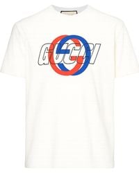 Gucci - Gg Printed T-Shirt - Lyst