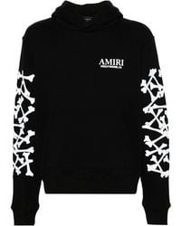 Amiri - Bones Stacked Hoodie, Long Sleeves, 100% Cotton, Size: Medium - Lyst