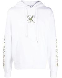Off-White c/o Virgil Abloh - Splash Arrow Skate Fit Hoodie Cotton - Lyst