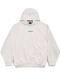 Balenciaga - New Back Hoodie - Lyst