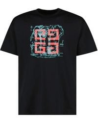 Givenchy - Embroidered 4G Logo Print T-Shirt - Lyst