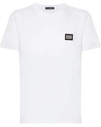 Dolce & Gabbana - Crew-Neck Cotton T-Shirt - Lyst