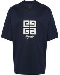 Givenchy - 4G 1952 Embroidered Logo Oversized T-Shirt - Lyst