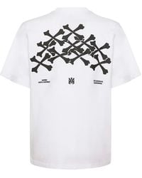 Amiri - Hollywood Bones Stacked Logo T-Shirt - Lyst