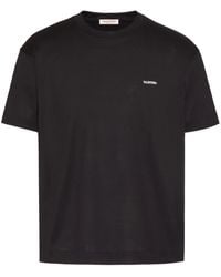 Valentino - Logo Printed T-Shirt - Lyst
