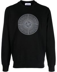 Stone Island - Industrial One Compass Circle Logo Sweatshirt - Lyst