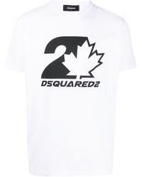 DSquared² - Logo Cotton T-shirt - Lyst