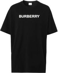 Burberry - Oversized Logo T-shirt - Lyst